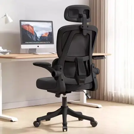 Ergonomic Office Chair Computer Desk Chairs with Flip-up Armrests
