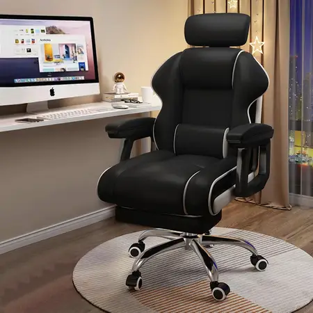 Executive Computer Chair Home Office Desk Chair with Cushions Armrest